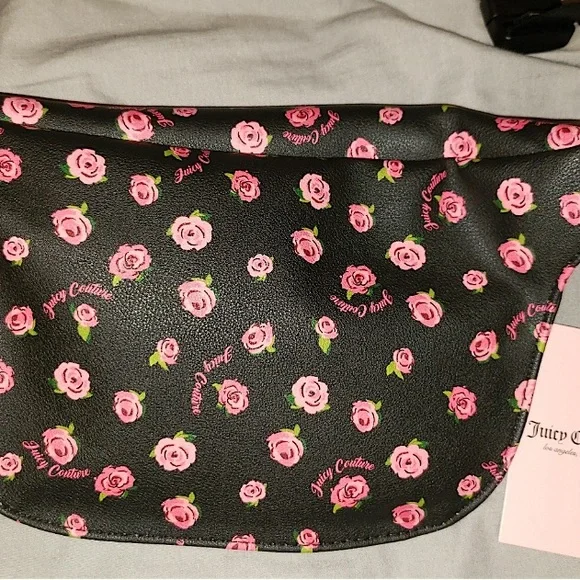 🆕🔥JUICY COUTURE SUPER STYLISH&VERY CUTE FLORAL DESIGN BELT PACK/MAKEUP BAG NWT - Picture 6 of 12